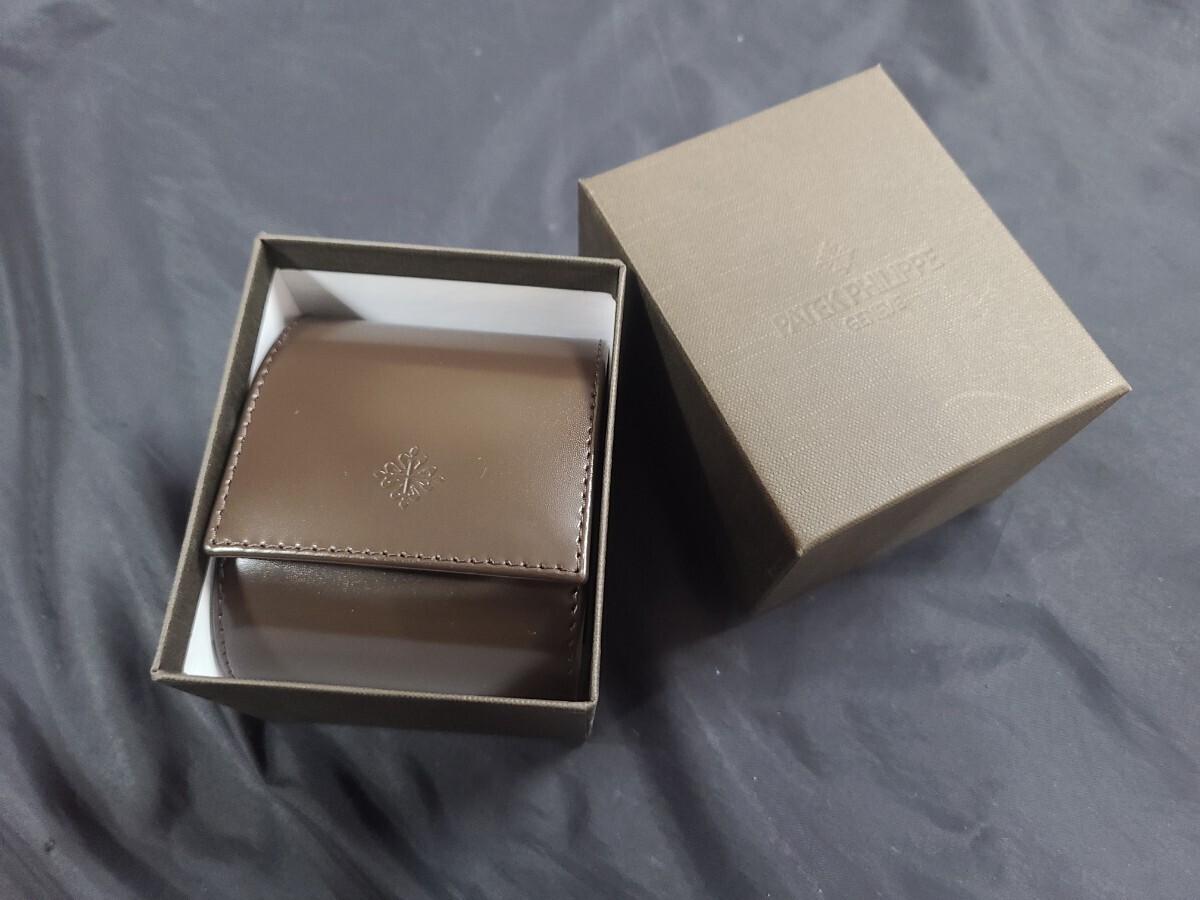 PATEK PHILIPPE authentic leather watch case empty pre-owned box