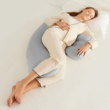 Pregnancy Pillow, Buttery  Soft Cooling TENCEL H  Shape Adjustable