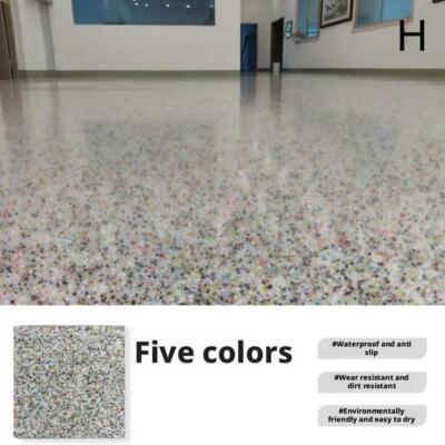 High-Gloss Marble Effect Epoxy Floor Coating, Garage Floor Paint, Floor Pai C9B9
