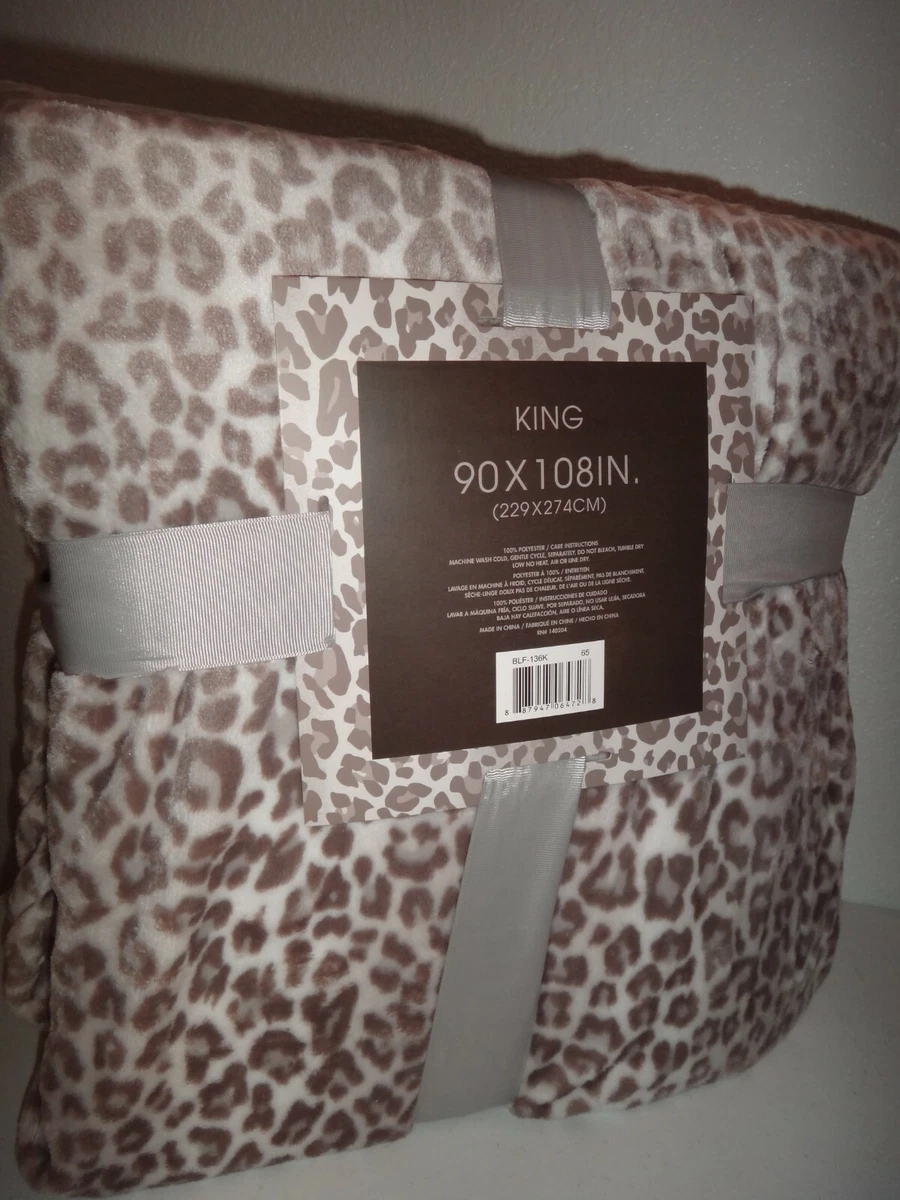 King size cheetah blanket hot sale