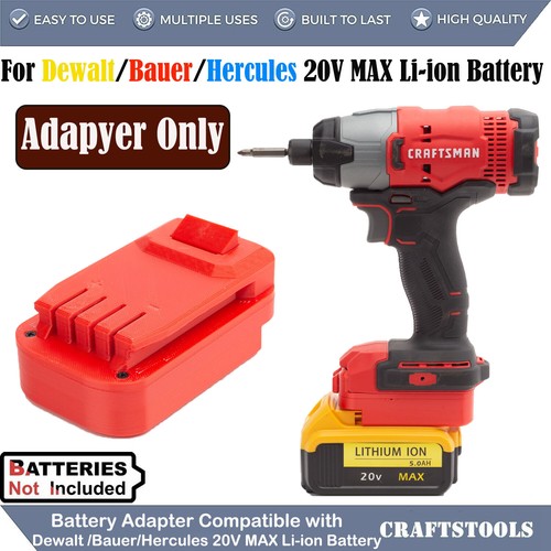 Hercules 20V Lithium Battery Adapter 