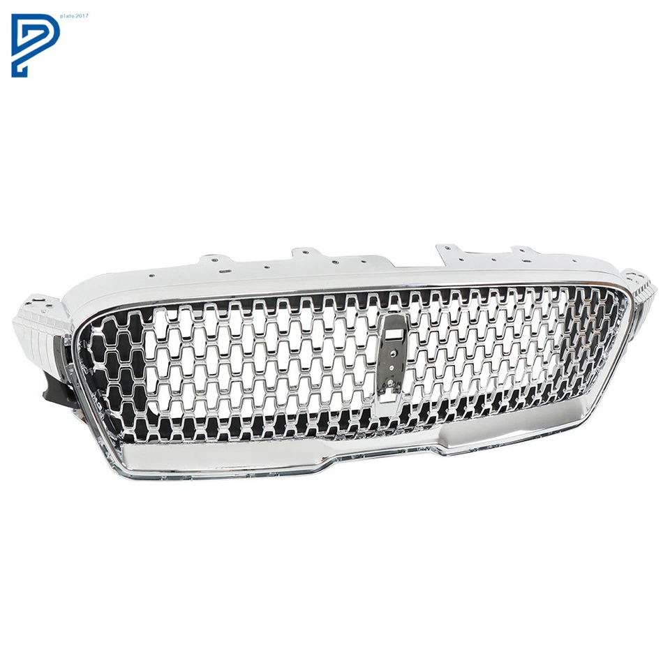 Parachoques delantero HP5Z-8200-AA rejilla superior niquelada para Lincoln MKZ 2017-2019 Foto 2 de 4