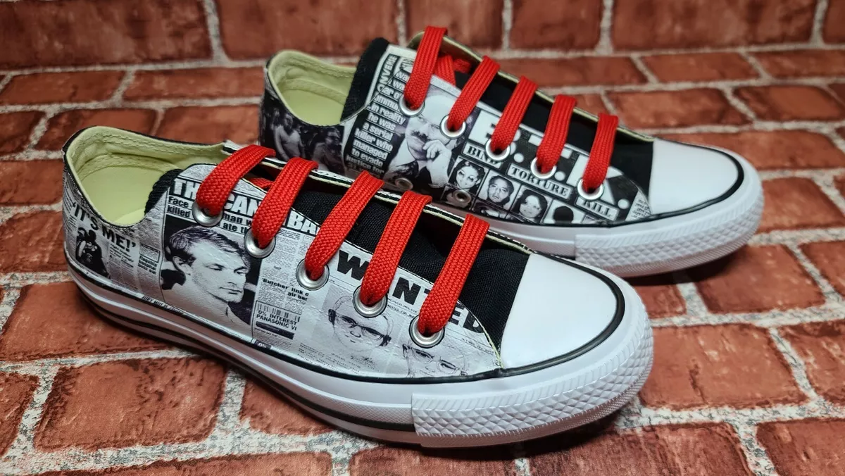 SERIAL HORROR CRIME SHOES, MENS /WOMENS |