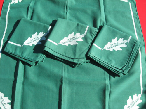 4 NATURE CONSERVANCY BANDANA'S TEXAS NEW OLD STOCK: OLD LOGO - Picture 2 of 4