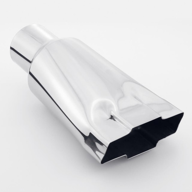 New 2.25" Inlet Exhaust Tip Chevy CHEVRROLET Bow Tie BOWTIE 304