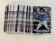 (50) CURTIS MEAD Rays 2024 Bowman Baseball base rookie card #28