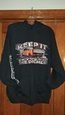 The Dukes of Hazard Cooters Black Hoodie Size L-XL. See Measurments.