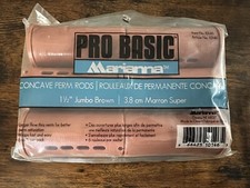Marianna Brown 10146 Concave Perm Rods 1 1/2 " Diameter in pack of 6