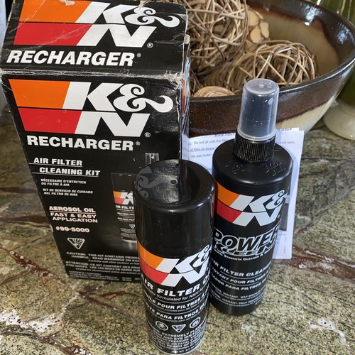 K&N Recharger Air Filter Cleaning Kit 995000 Oil Engine Cleaner Care