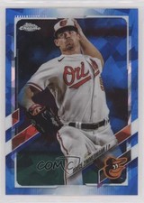 2021 Topps Chrome Update Sapphire Edition Bruce Zimmermann #US24 3f4