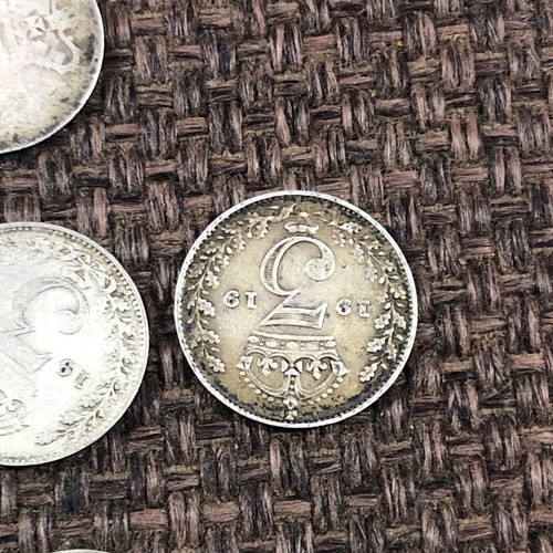 10 British Silver Three Pence Coins 3d's - King George Etc 1901-1941 - As Seen - Foto 20 di 24