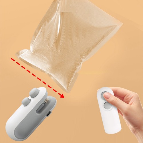 USB Food Bag Sealer Bag Heat Sealer Machine Household Small Hand Pressure1914 - Bild 10 von 10