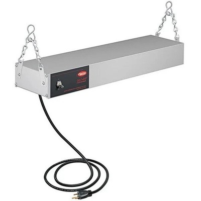 Hatco GRAH-24 24'' Glo-Ray Infrared Strip Food Warmer 500W 120V Toggle & Chains 