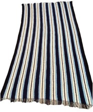 Navajo Diamond Crocheted Afghan blanket.