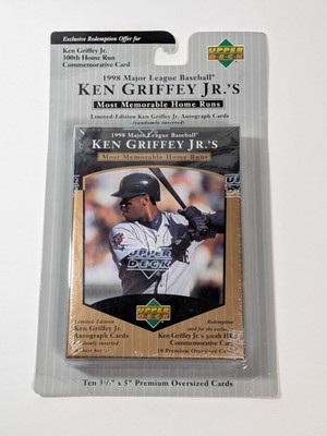 1998 Ken Griffey Jr Upper Deck Memorable Home Runs SEALED Box Auto Signed Chance