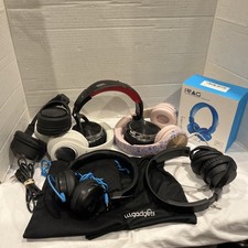 headphones Lot Of 7 Wired And Wireless Kids And Adults New And Used