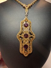 Vtg EDGAR BEREBI Limited Edition Pendant NECK...