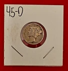 1945 D 10C Mercury Dime 90% Silver - Denver Mint