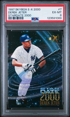1997 Skybox E-X2000 Derek Jeter Stardate 2000 Insert PSA 6