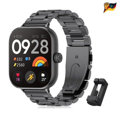 Edelstahlarmband Redmi Watch 4 5 8 Pro Kompatibel Verstellbar