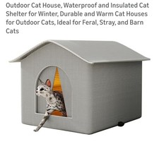 BULUS PET SUPPLIES  PET Insulated Waterproof Outdoor Small Dog House, Plastic