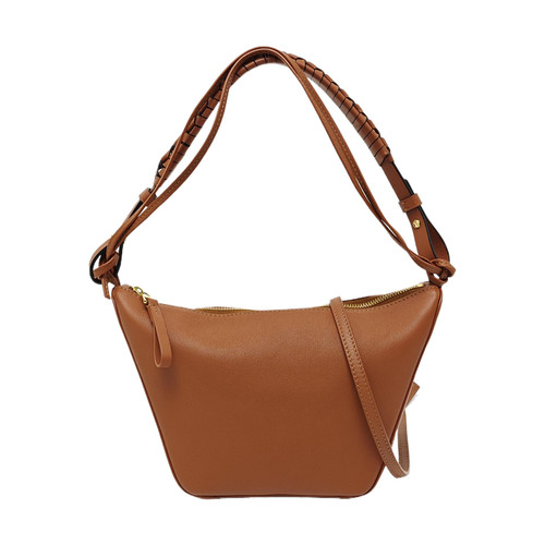 LOEWE Hammock Hobo Handbags Leather Brown Free Shipping | Duties Paid