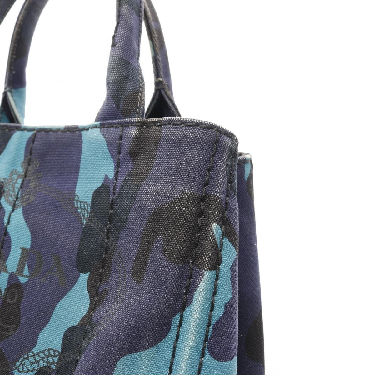PRADA Canapa CAMOUFLA Canapa  PRADA Canvas Tote Bag Canvas Used Ladies from japa thumbnail 10