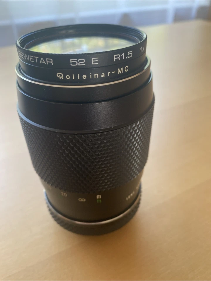 Lente Rollei 135 mm f2,8 Rolleinar MC con montaje QBM con estuche Foto 2 de 4