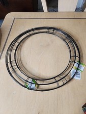 18" Lot of 4 Round Metal Wreath Frame Ring DIY Floral Crafts Wire Form
