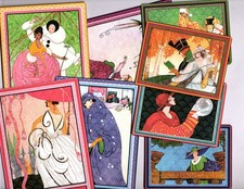 Graphic45 FASHION FORWARD 2 8PK 3x4 4x6 EPHEMERA/JOURNAL CARDS Double-Sided