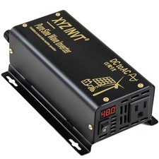 300W Pure Sine Wave Inverter DCV to AC 110V0V Power Converter 600W Peak with 12