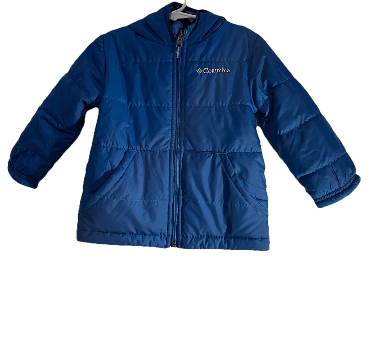 Columbia Kid Reversible Hooded Jacket Outerwear Sz 3T- Boys 