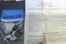 VINTAGE PAMPHLET BOULDER DAM AND LAKE MEAD BY UNION PACIFIC 1939