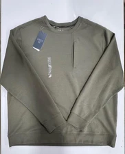 VRST ' PINNACLE FLEECE CREW ' OLIVE GREEN ' MENS SIZE XXL ' UV 50+ PROTECTION