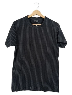 Mister Tee T-shirt Homme Noir Rayé Casual (EU 48, INT M) - Photo 1/4