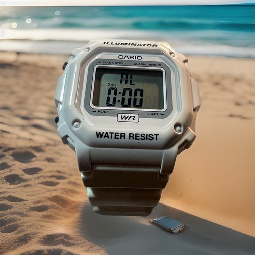casio illuminator,F-108WHC, alarm, chronograph, light, water resistant, men’s. - Picture 3 of 9