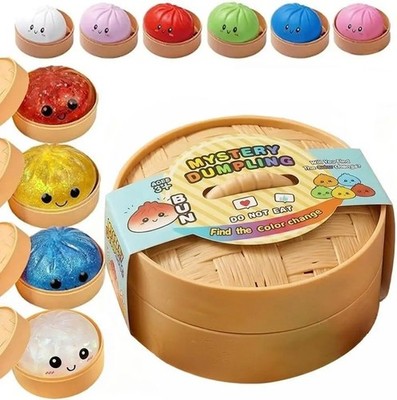 HEISS Viral RMS Crazy Fun holografisch blau Mystery Knödel Spielzeug sensorisch zerdrückbar 