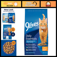 Dry Cat Food for Adult Cats - Chicken, Beef & Salmon Flavors, 3.15 lb (4 Pack) 2.86 per pound