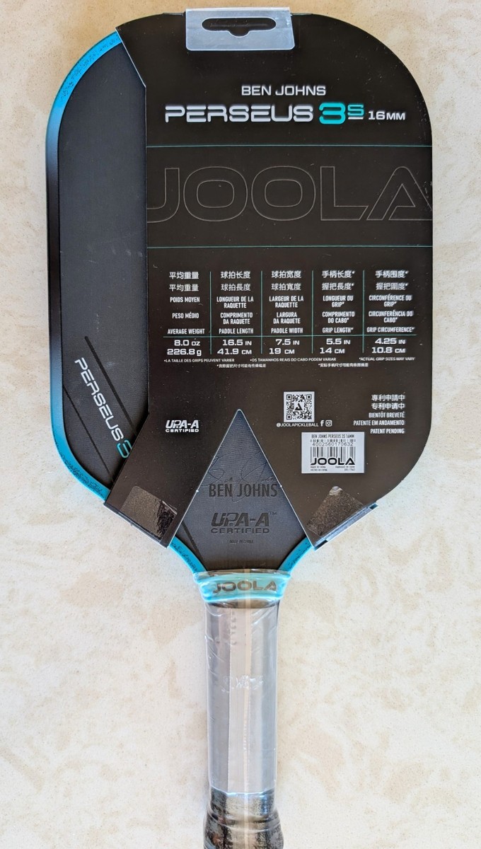 JOOLA BEN JOHNS PERSEUS 3S 16MM ピックルボール JOOLA Ben Johns Perseus 3S 16mm Pickleball Paddle - JOOLA USA