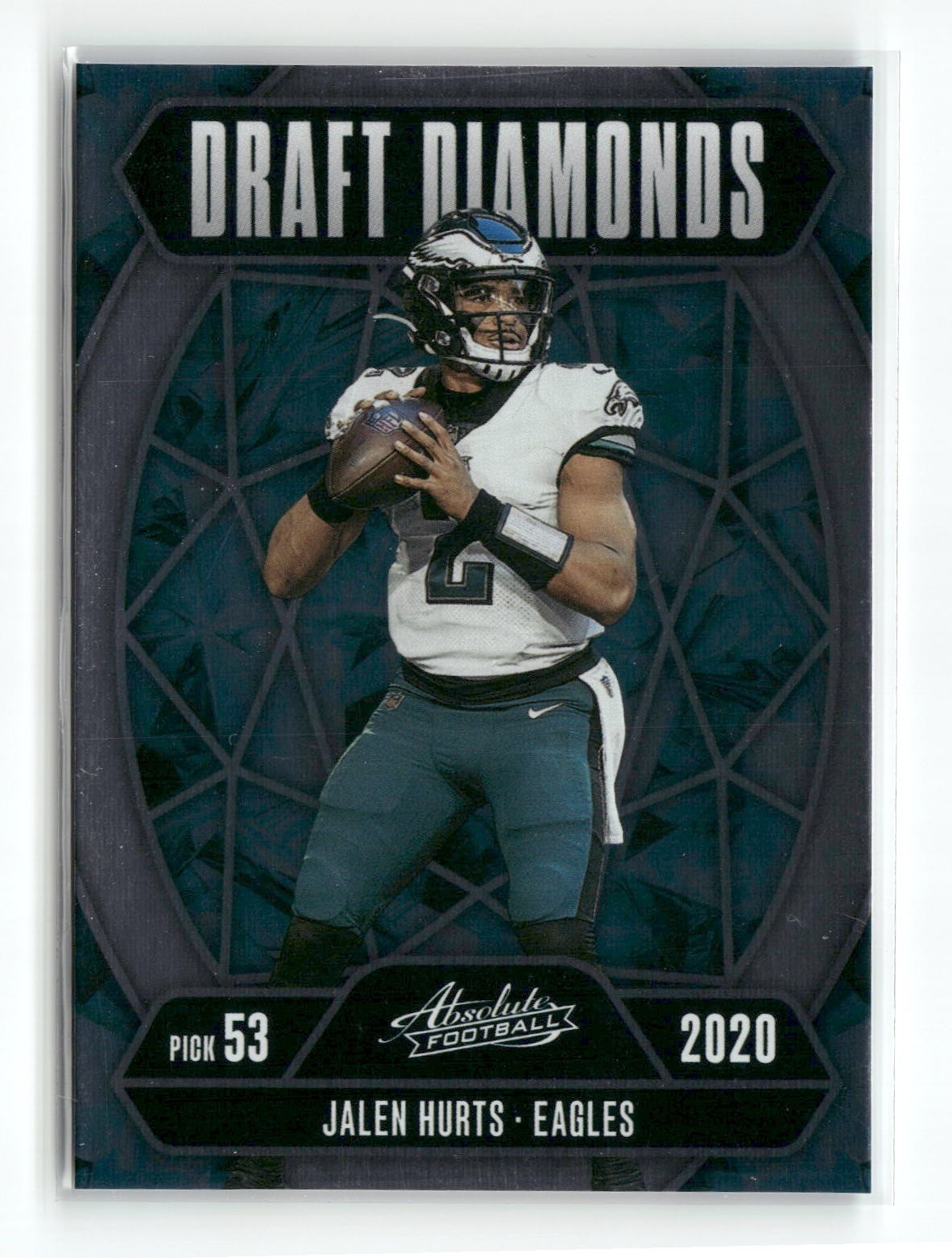 2025 Panini Absolute #DD-JHS Jalen Hurts Draft Diamonds Philadelphia Eagles