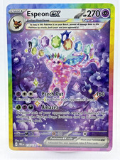 Pokémon TCG Espeon EX Prismatic Evolutions SIR 155/131 FREE SHIPPING (local)
