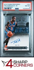 2014 PANINI PREFERRED AUTOGRAPH #101 TIM HARDAWAY JR. #/75 POP 1 PSA 8