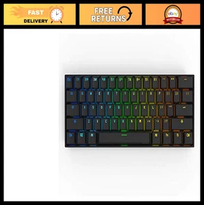 Compact 61-Key Clavier de jeu mécanique - RGB rétroéclairée, filaire/sans fil, PBT, Pr