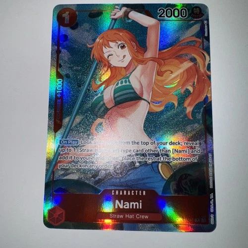 NAMI OP01-016 Parallel FULL ALT ART ONE PIECE Card English NM RARE ROMANCE DAWN