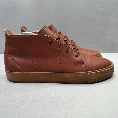 Nike Toki Supreme QS Mens Size 8.5 Shoes Henna Leather Gum Sole Skate Sneakers