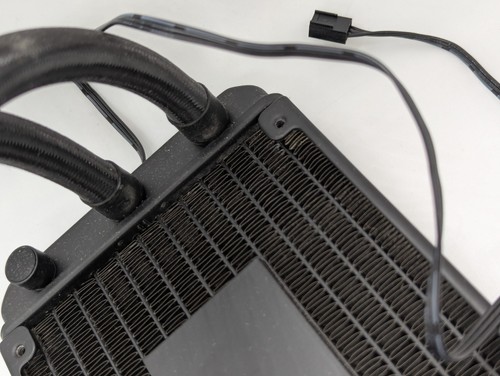 READ DESCRIPTION MSI MAG CORELIQUID 240R V2 AIO CPU Liquid Cooler Rotatable ARGB - Afbeelding 9 van 12