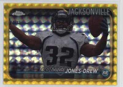 2024 Topps Chrome Yellow Geometric Refractor /75 Maurice Jones-Drew #91 0j3l