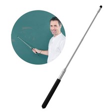 Teachers Pointer Stick, Telescopic Teaching Pointer, Retractable Classroom White
