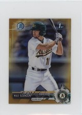 2017 Bowman Chrome Minis Prospects Gold Refractor 24/50 Max Schrock #BCP154 o1w