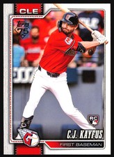 2026 Topps #35 C.J. Kayfus RC Cleveland Guardians